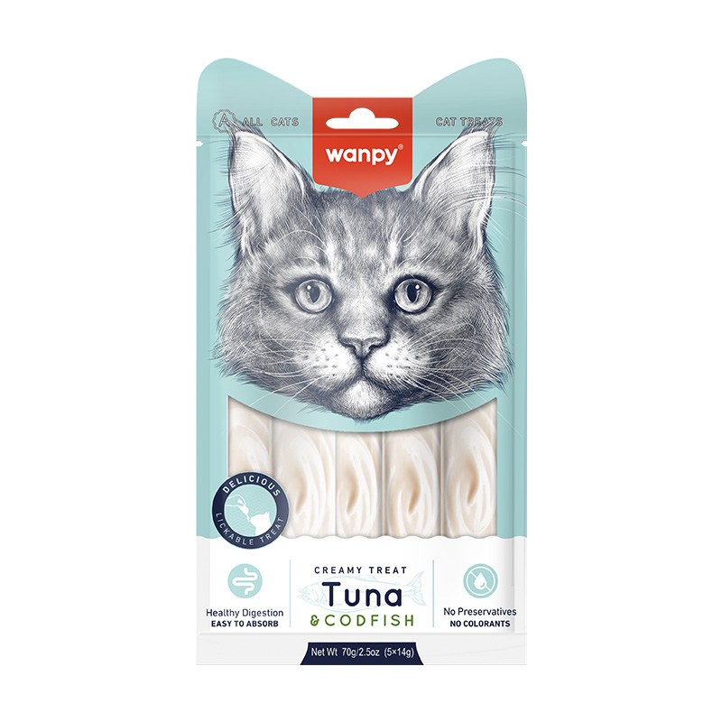 Tuna & Codfish بستنی گربه ونپی با طعم ماهی تن و ماهی کاد ۵ عددی