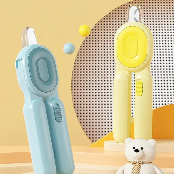 کمپوزیسیون ناخنگیر گربه چراغ‌دار LED