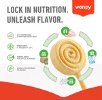 آب نبات گربه ونپی طعم مرغ، شیز بز و علف گربه (Freeze Dried) - Image 6