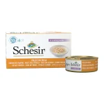 کنسرو گربه شسیر مرغ و کدو حلوایی در سس