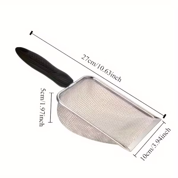 ابعاد بیلچه خاک گربه فلزی
