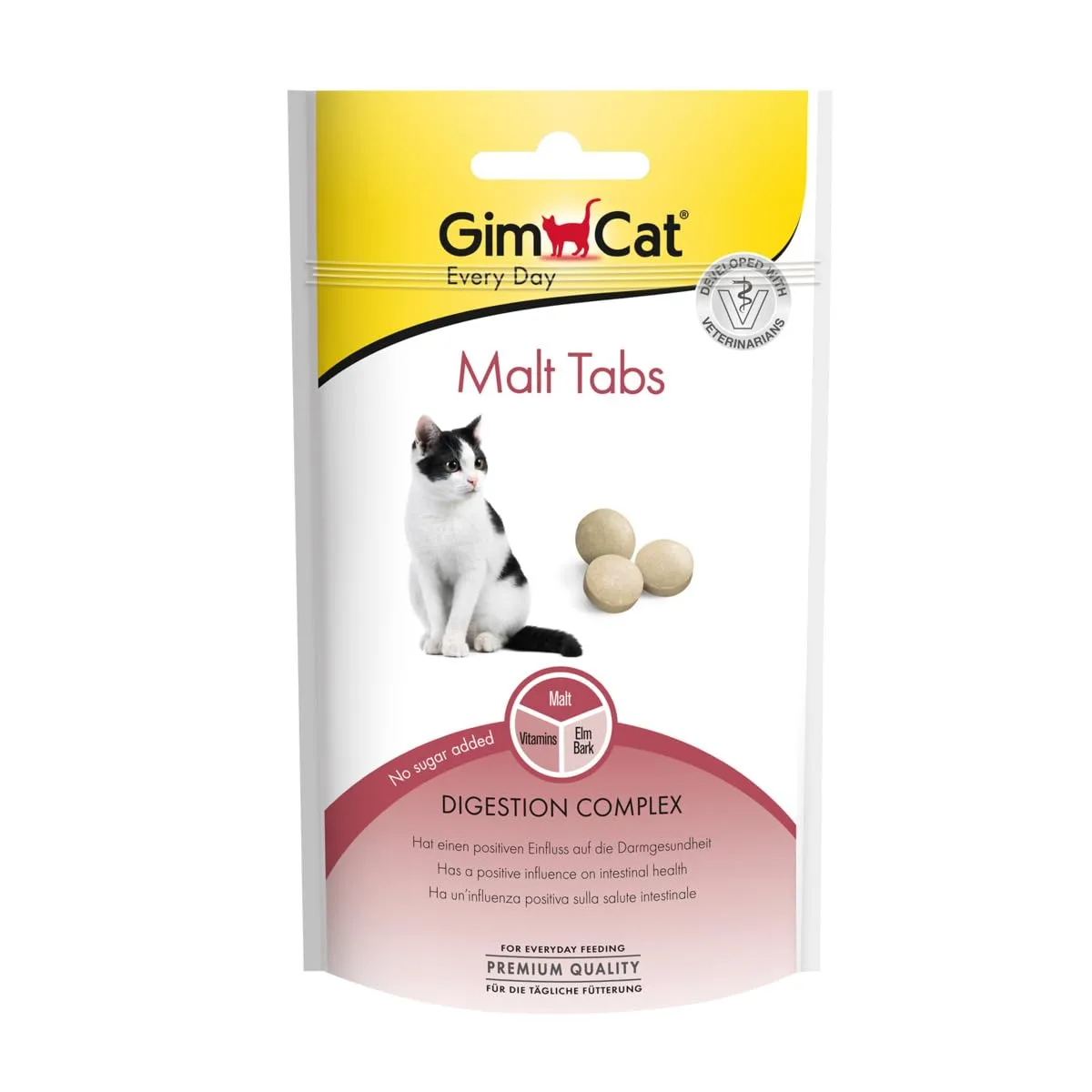 gimcat-malt-tabs-hitalipet قرص مالت گربه جیم کت ۴۰ گرمی