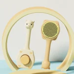 شانه و برس گربه تخلیه‌دار طرح زرافه - Image 6
