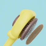 شانه و برس گربه تخلیه‌دار طرح زرافه - Image 4