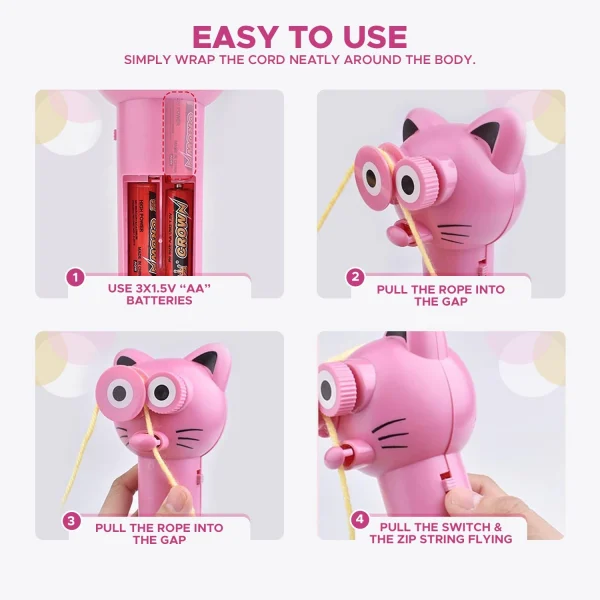 اسباب بازی هیجان‌انگیز گربه نخ چرخان - Image 14