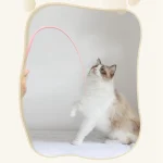 چوب بازی گربه طرح دم سیلیکونی - Image 4